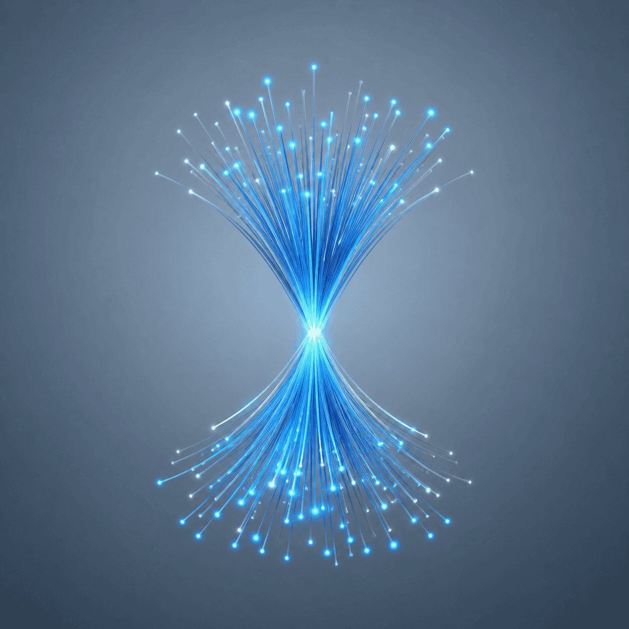 An abstract graphic representing fibre broadband